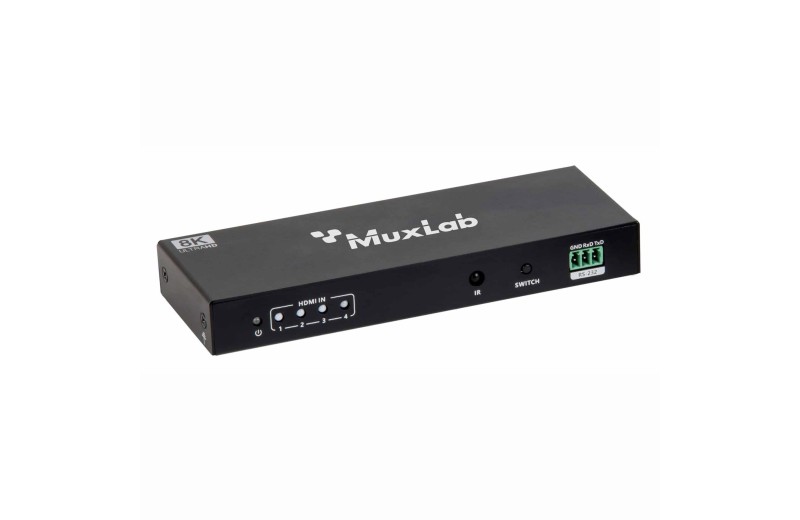 Muxlab HDMI 2.1 48Gbps 4x1 Switch Audio De-embedder 500513