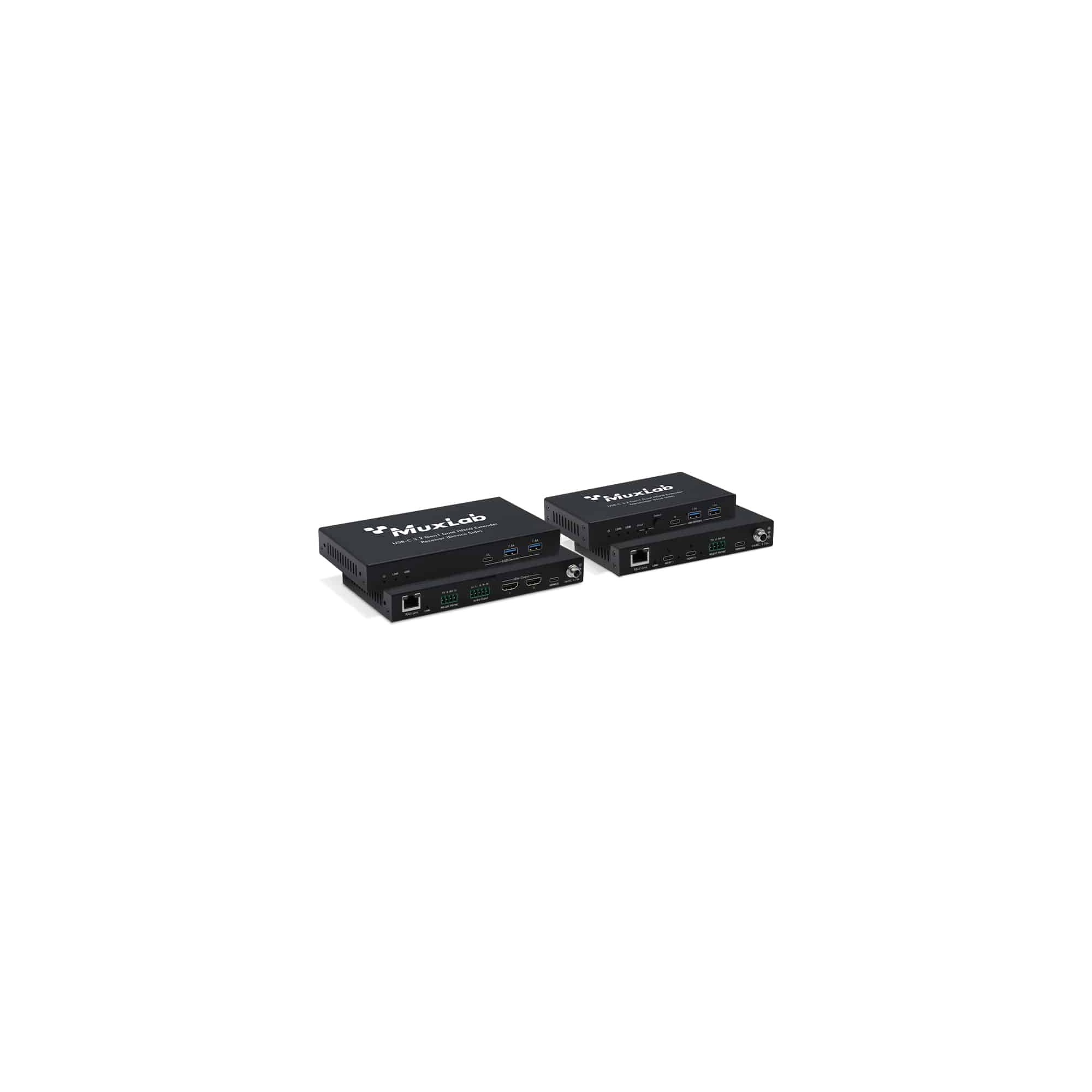 Muxlab USB-C 3.2 Gen1 Dual HDMI Extender Kit, 100m