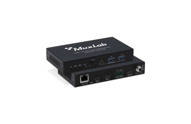 Muxlab USB-C 3.2 Gen1 Dual HDMI Extender Kit, 100m 500536