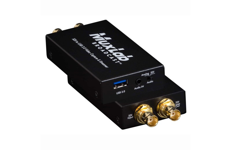 Muxlab SDI to USB3.0 Video Capture & Streamer 500705