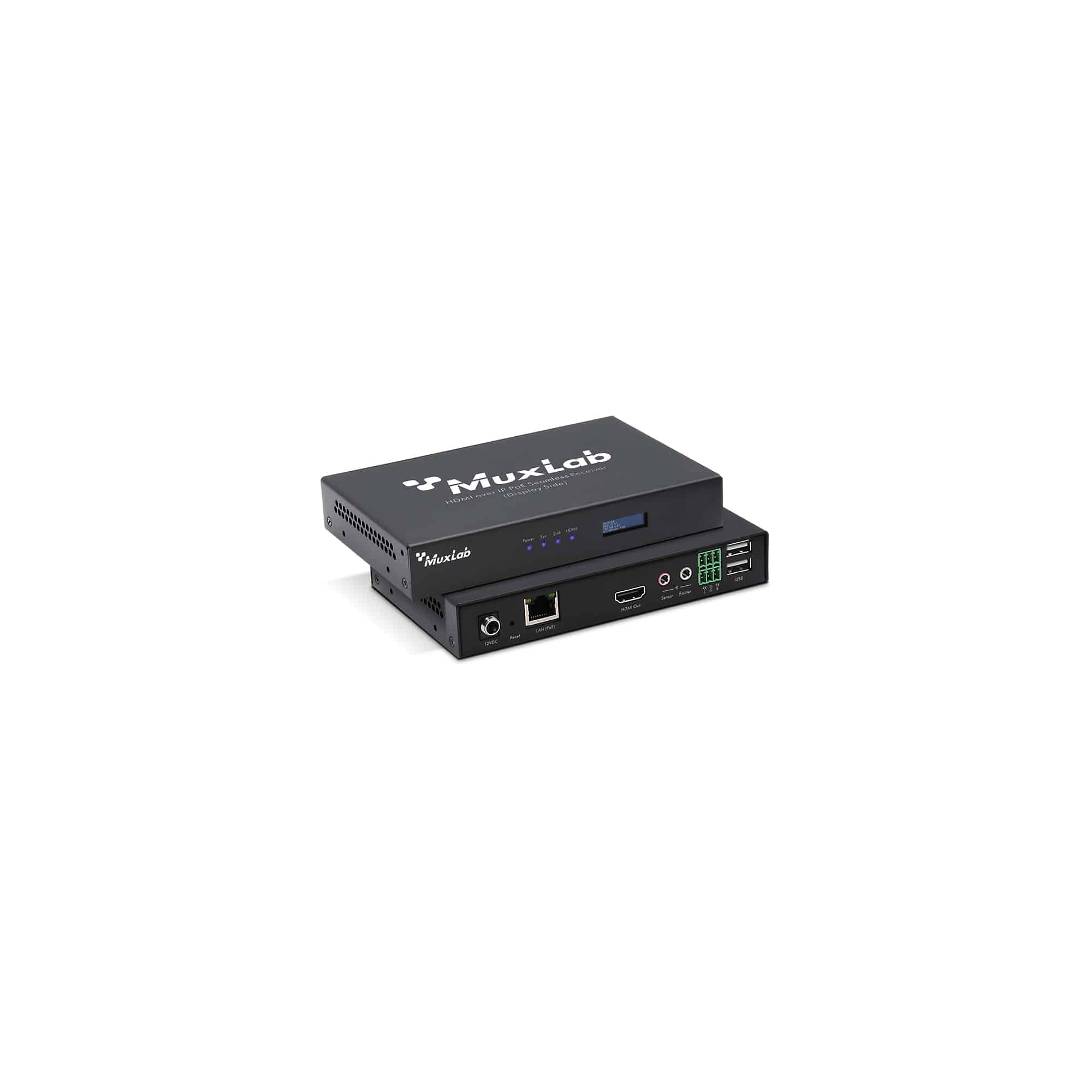 Muxlab HDMI over IP PoE Seamless Δέκτης, 1080P