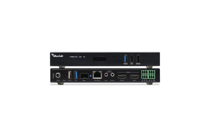 Muxlab HDMI over IP PoE Seamless Transceiver, 4K60 500861