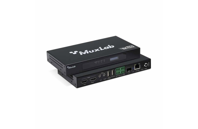 Muxlab HDMI over IP PoE Seamless Transceiver, 4K30 500860