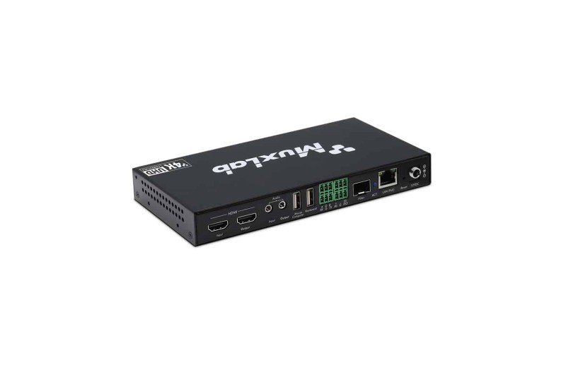Muxlab HDMI over IP PoE Seamless Transceiver, 4K30 500860