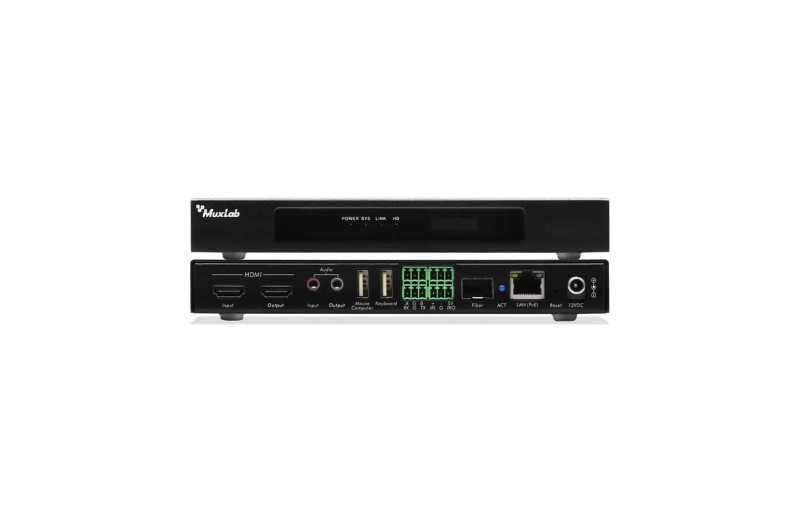 Muxlab HDMI over IP PoE Seamless Transceiver, 4K30 500860