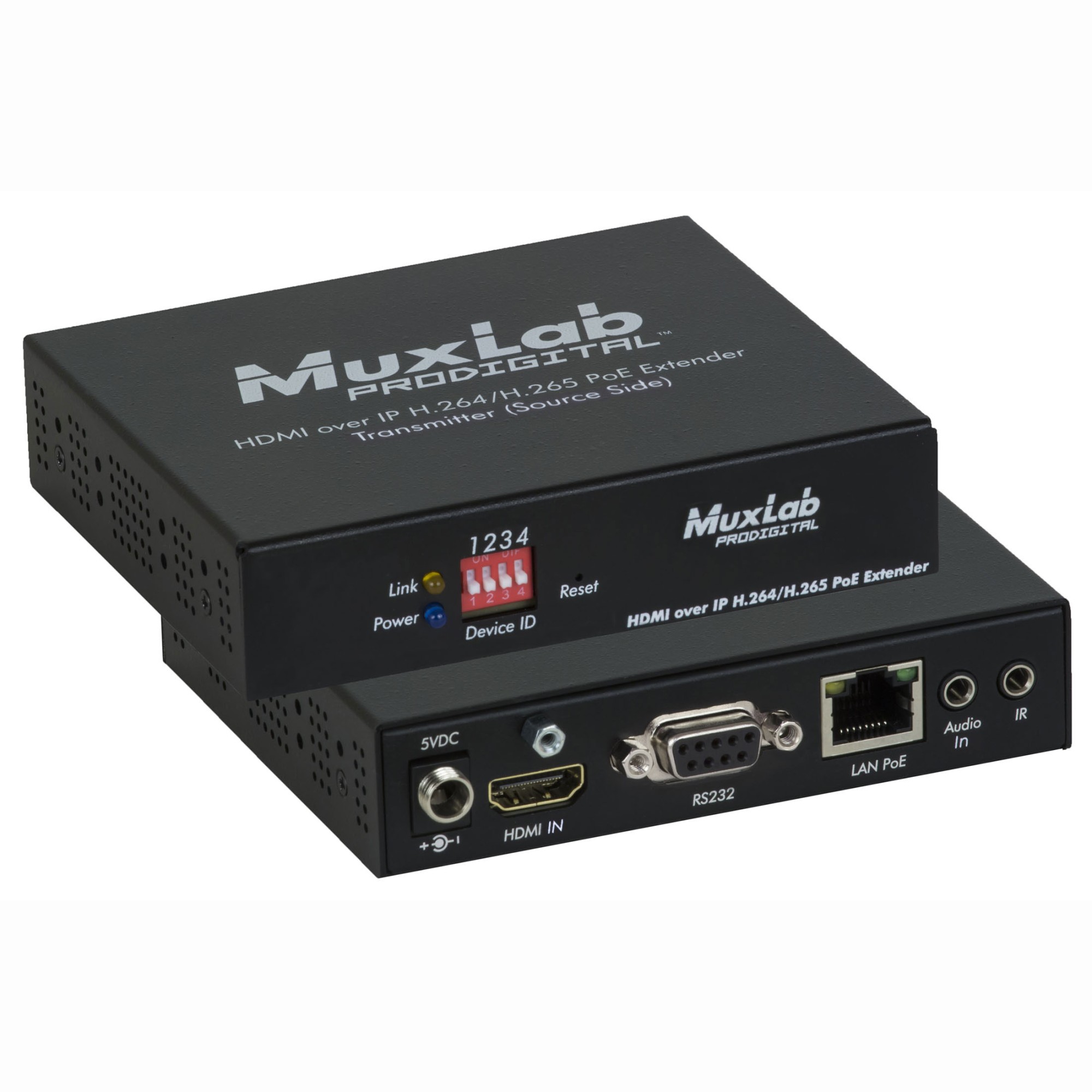 Muxlab HDMI over IP H.264/H.265 PoE Transmitter, 4K/30