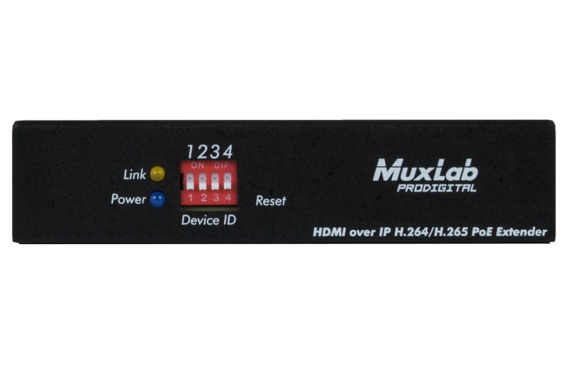 Muxlab HDMI over IP H.264/H.265 PoE Transmitter, 4K/30 500763-TX
