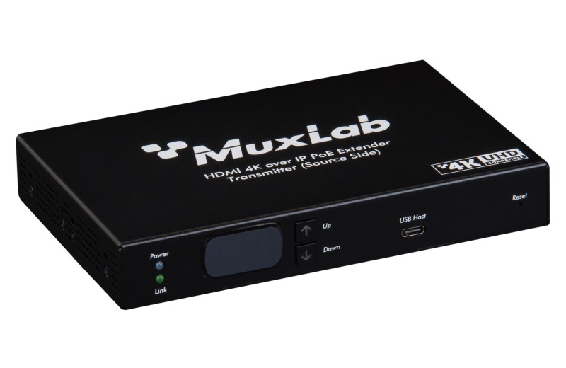 Muxlab KVM HDMI over IP PoE Πομπός Deluxe,4K/30 500850-TX
