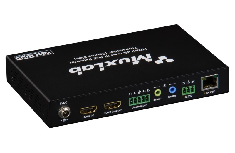 Muxlab KVM HDMI over IP PoE Πομπός Deluxe,4K/30 500850-TX