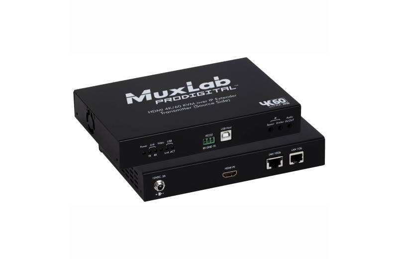 Muxlab 4K/60 KVM Over IP Transmitter, UTP 500760-TX-KVM