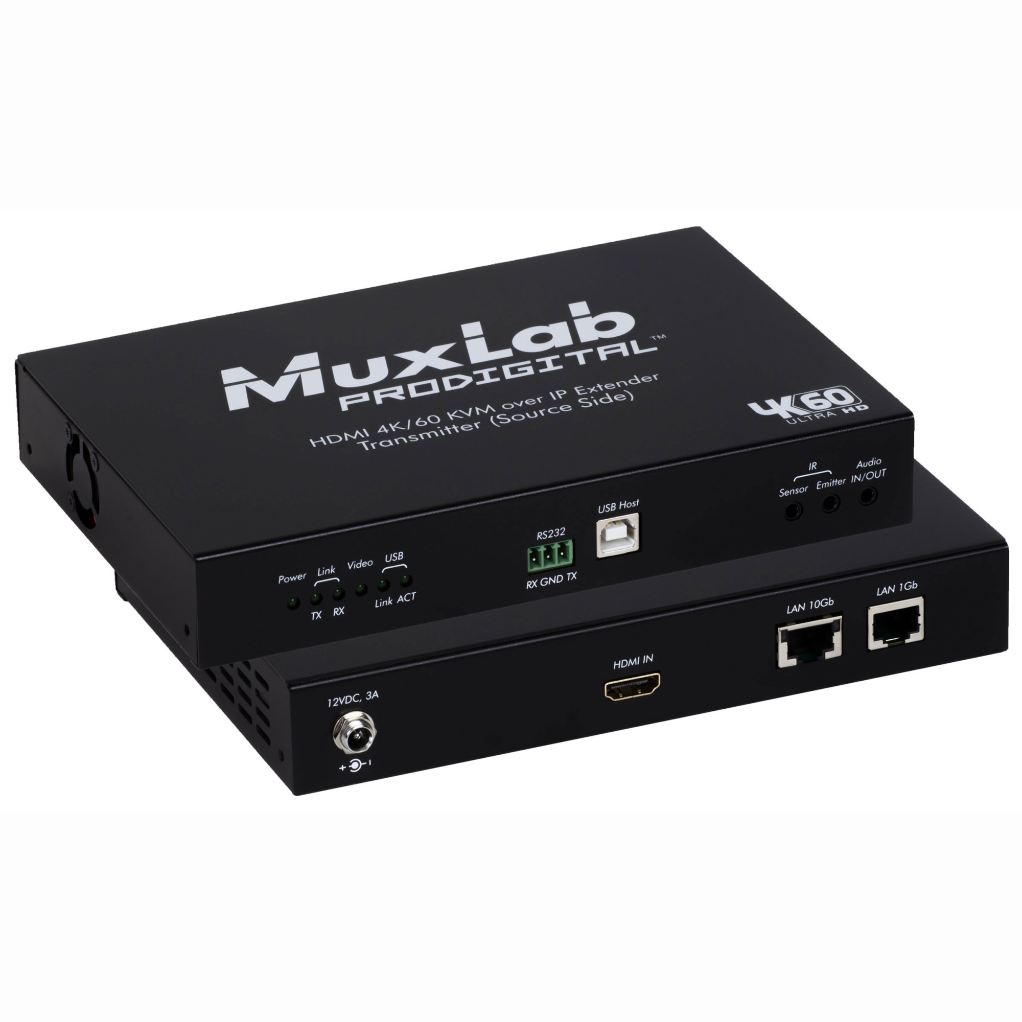 Muxlab 4K/60 KVM Over IP Transmitter, UTP