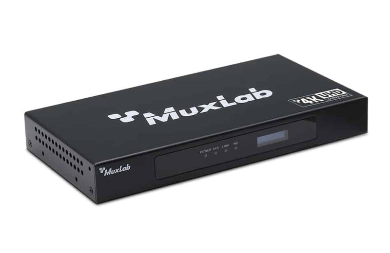 Muxlab HDMI over IP PoE Workstation Transceiver, 4K30 500862