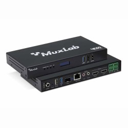Muxlab HDMI Over IP PoE Workstation Transceiver, 4K60