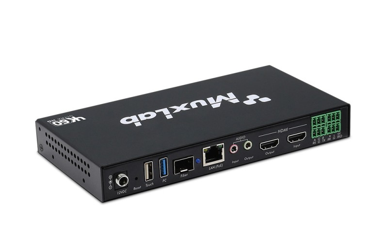 Muxlab HDMI Over IP PoE Workstation Transceiver, 4K60 500863