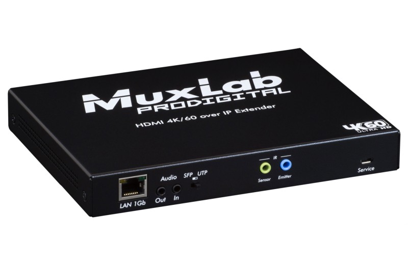Muxlab HDMI 4K/60 KVM over IP Transceiver 10Gb, UTP 500766