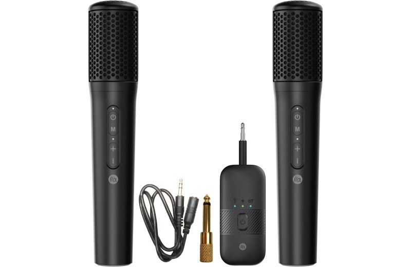 Tazata MF9S Wireless Microphone (Pair) - Black