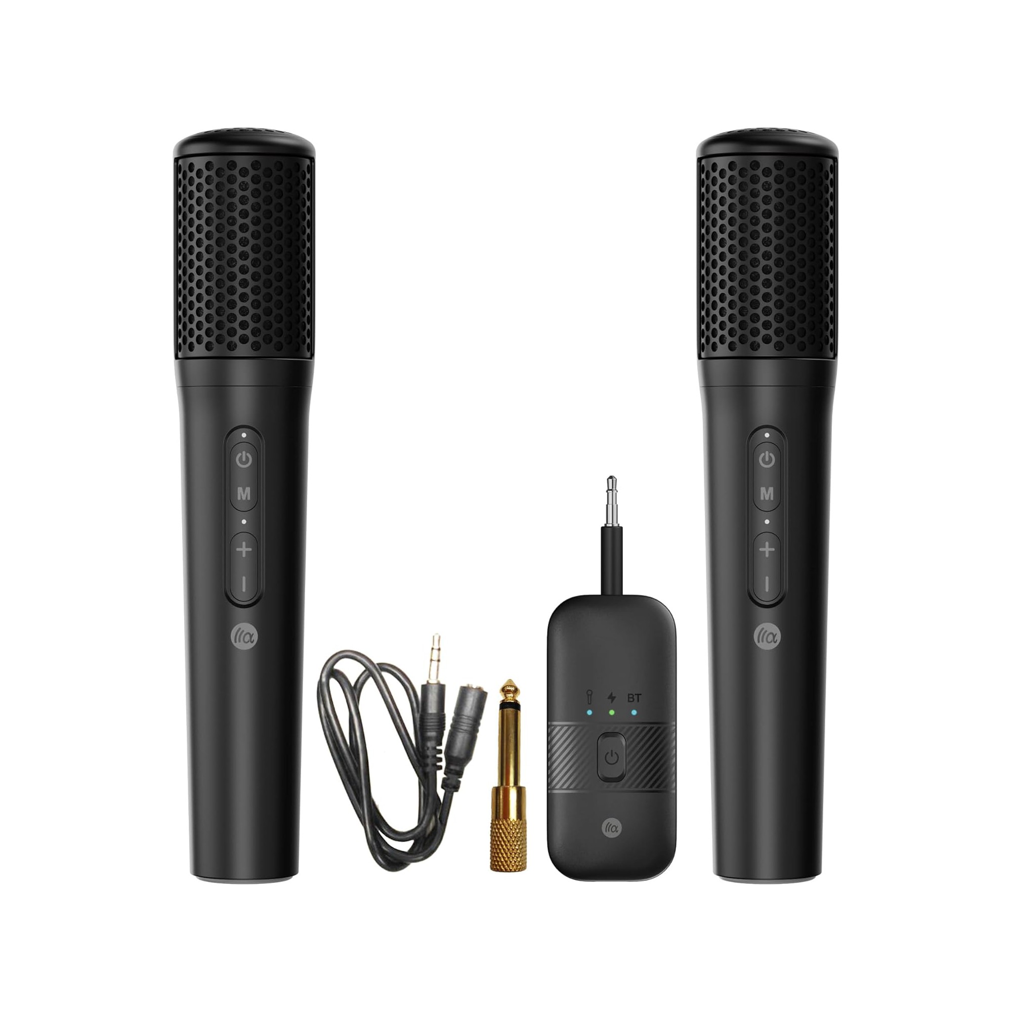 Tazata MF9S Wireless Microphone (Pair) - Black