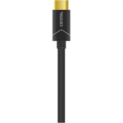 Crystal Audio HDMI-GOLD 1.5m Μαύρο