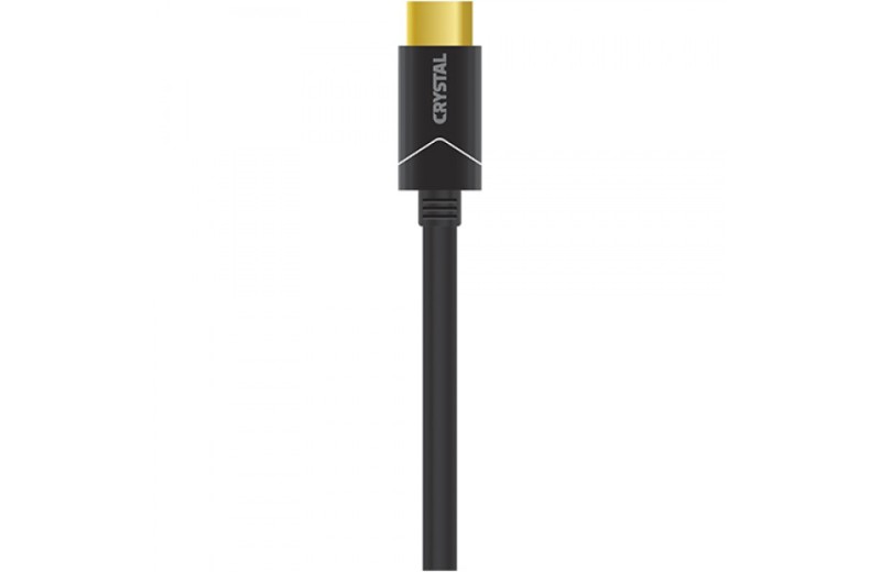 Crystal Audio HDMI-GOLD 1.5m Black