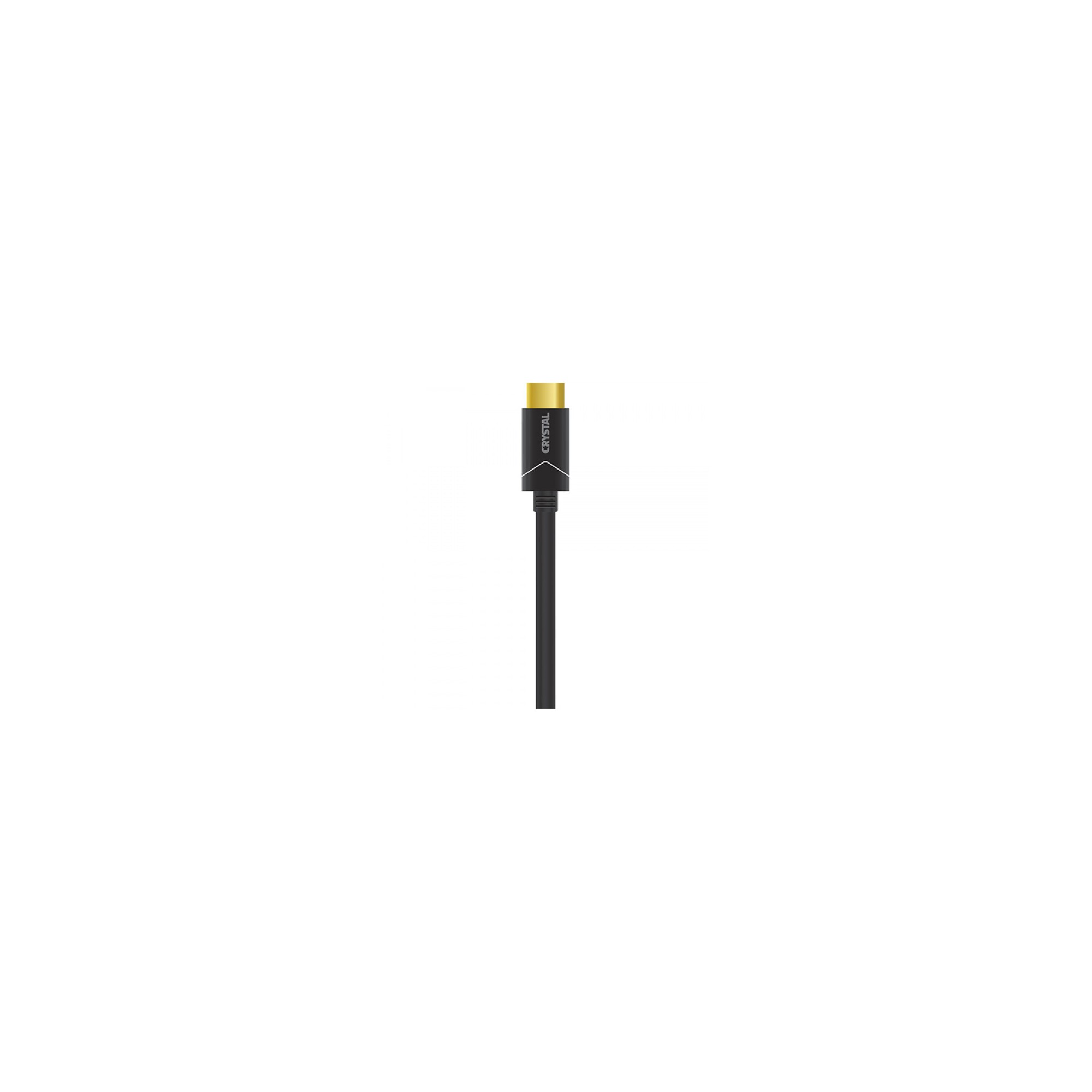 Crystal Audio HDMI-GOLD 1.5m Black