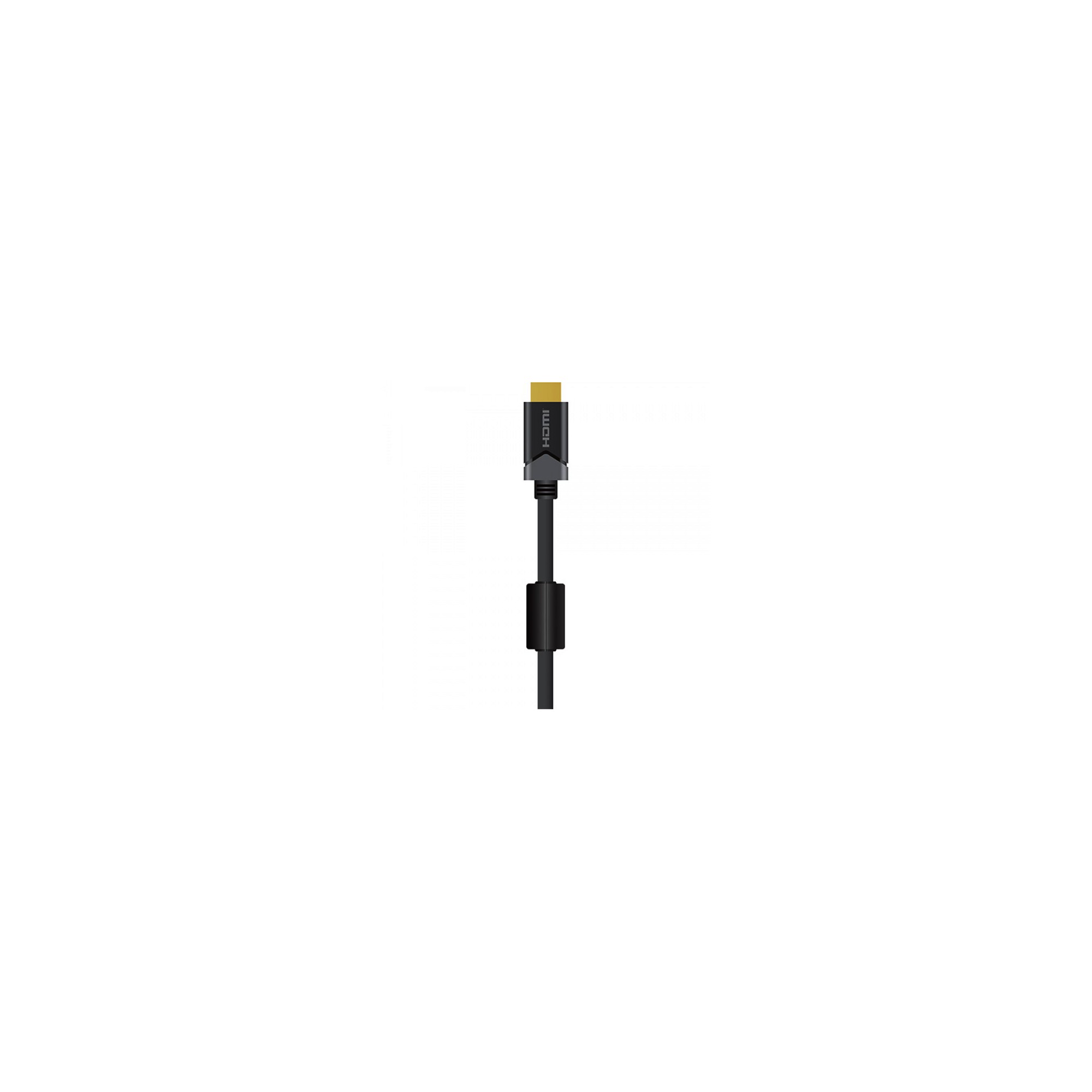 Crystal Audio HDMI-PR GOLD 1.8m Μαύρο