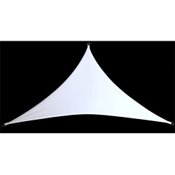 Ibiza Lycra Τριγωνική Για Προβολές  Φώτων & Λειζερ 2.1m - Λευκή