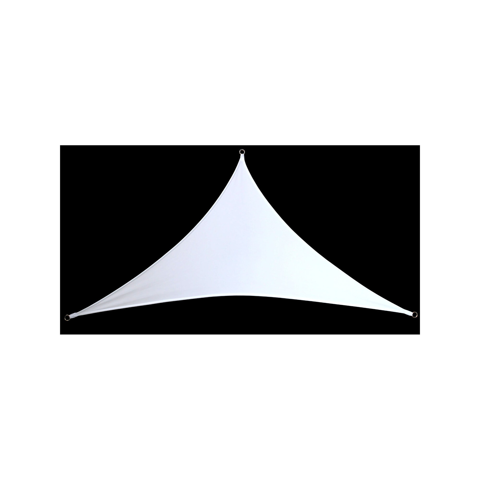 Ibiza Lycra Triangle Shaped For Projection of Lights, Gobos & Lasers 2.1m - White
