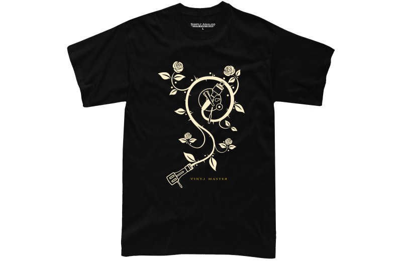 Simply Analog Vinyl Master The Flowers T-Shirt- XL