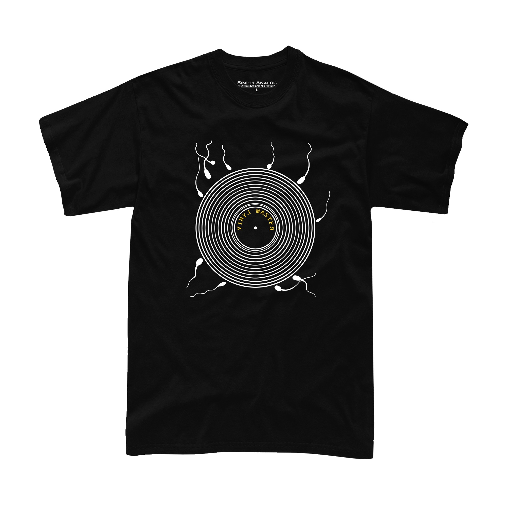 Simply Analog Vinyl Master The Fertilization T-Shirt- XXL