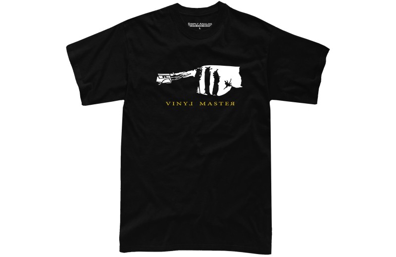 Simply Analog Vinyl Master The Finger T-Shirt- S