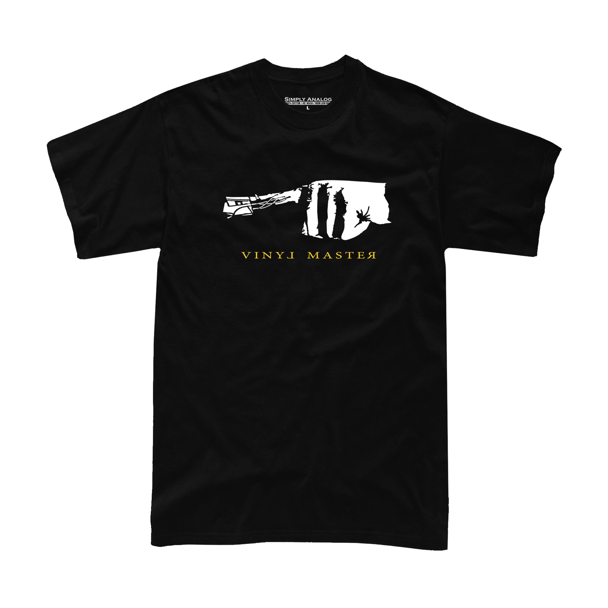 Simply Analog Vinyl Master The Finger T-Shirt- S