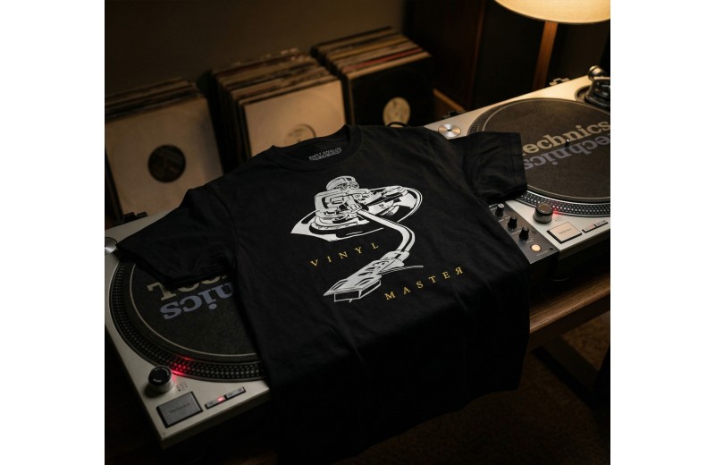 Simply Analog Vinyl Master The Tonearm T-Shirt- S