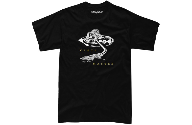 Simply Analog Vinyl Master The Tonearm T-Shirt- M