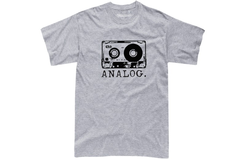 Simply Analog Vinyl Master Cassette T-Shirt- L