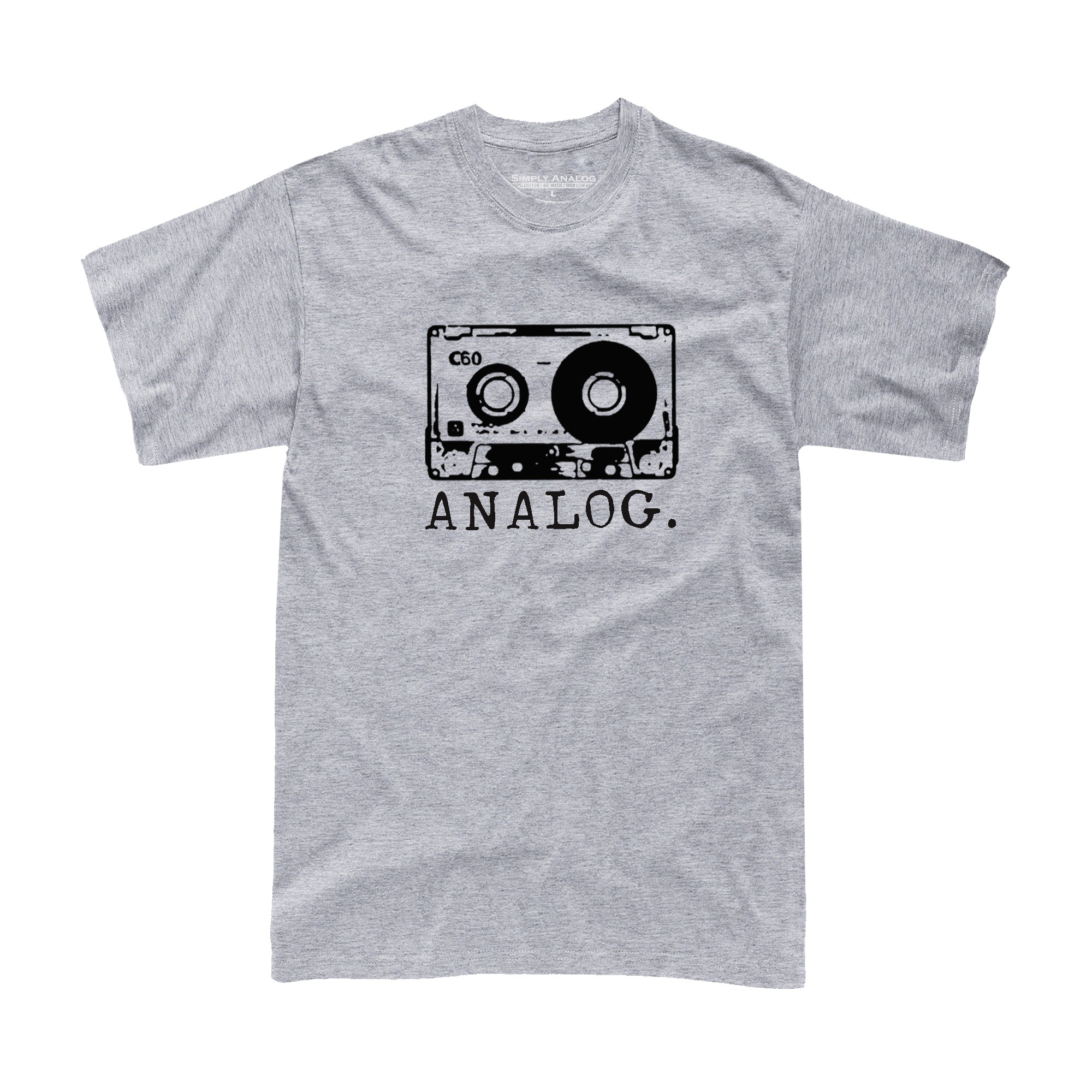 Simply Analog Vinyl Master Cassette T-Shirt- M