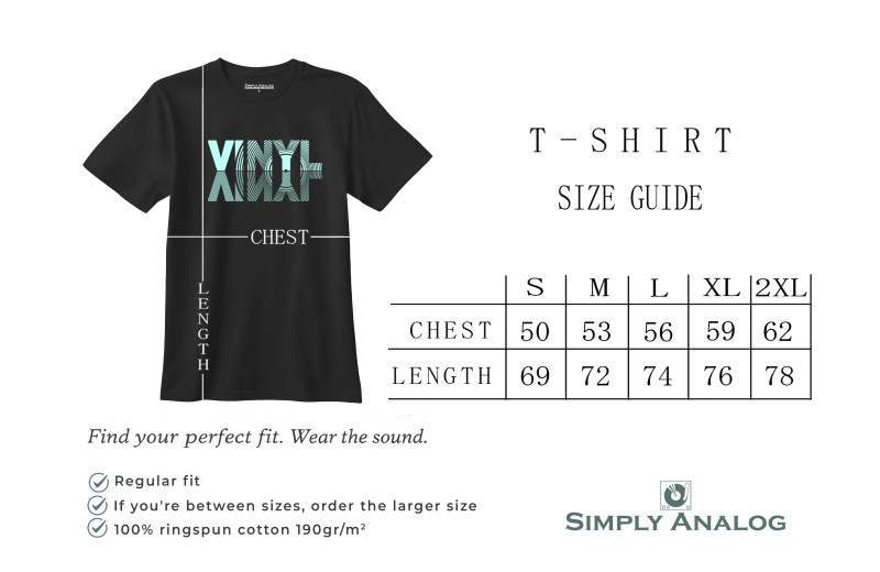 Simply Analog Vinyl Master Art Deck T-Shirt- M