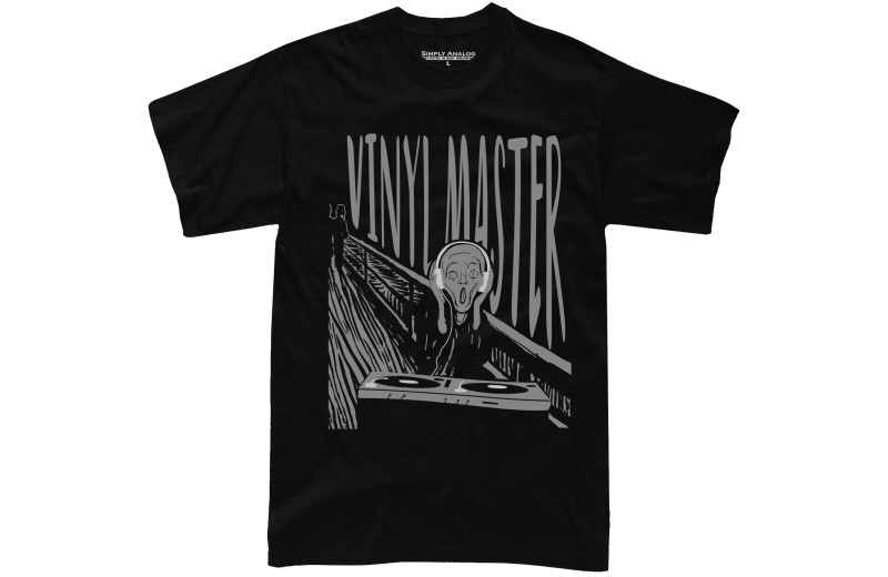 Simply Analog Vinyl Master MC Scream T-Shirt- L