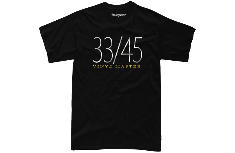 Simply Analog Vinyl Master 33/45 T-Shirt- S