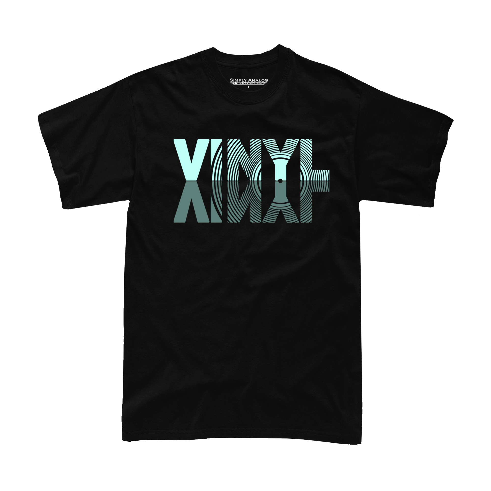 Simply Analog Vinyl Master Reflection T-Shirt- XL