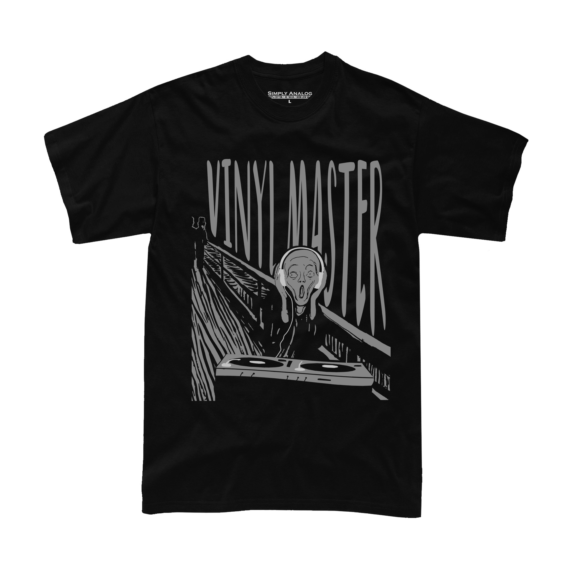 Simply Analog Vinyl Master MC Scream T-Shirt- M