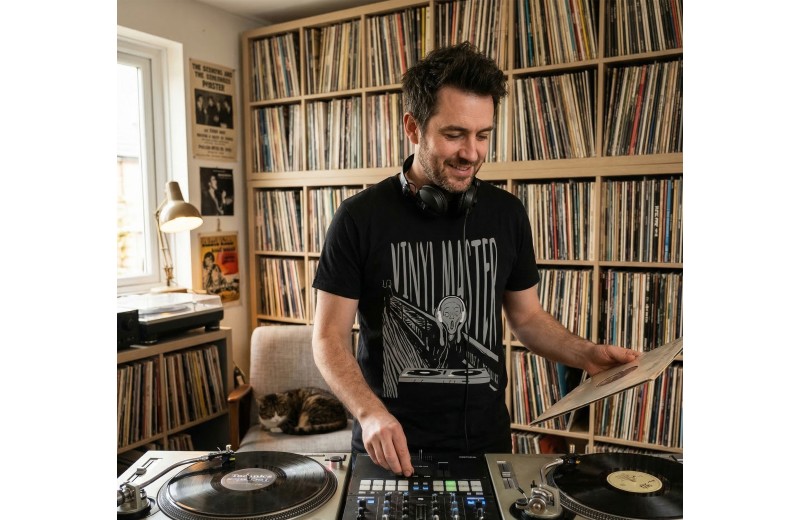 Simply Analog Vinyl Master MC Scream T-Shirt- M