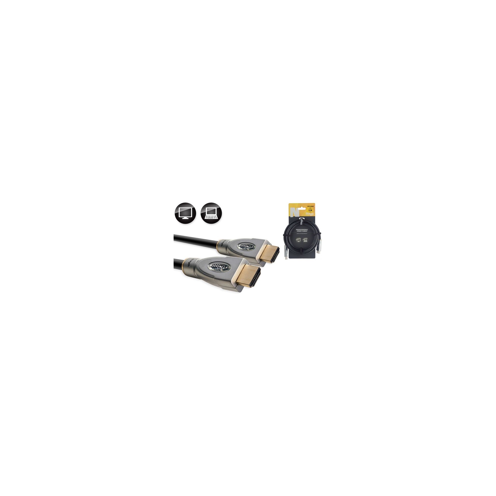 Stagg Nvc 3Ham 3M Hdmi Cable