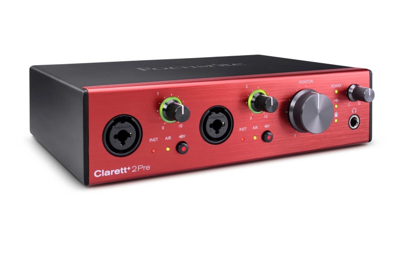 Focusrite Clarett+ 2Pre USB Audio Midi Interface