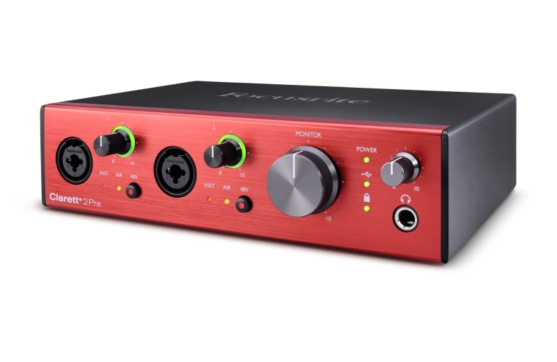 Focusrite Clarett+ 2Pre USB Audio Midi Interface