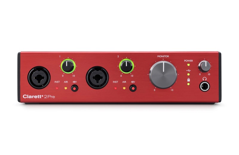 Focusrite Clarett+ 2Pre USB Audio Midi Interface