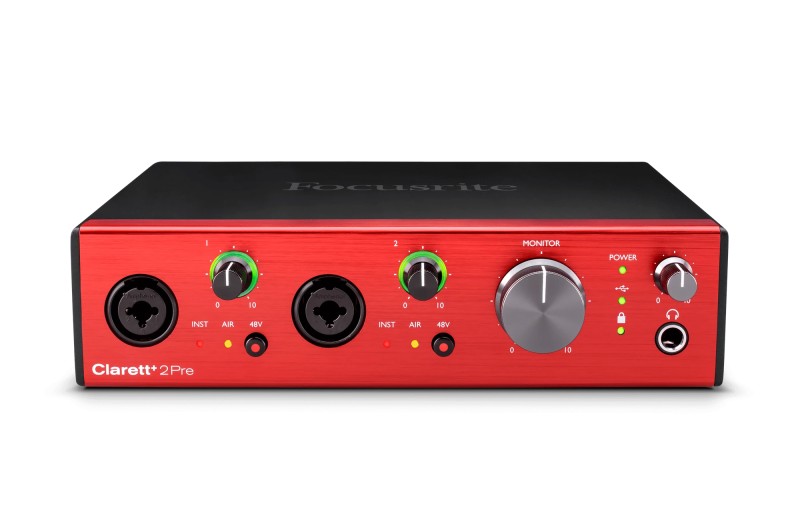 Focusrite Clarett+ 2Pre USB Audio Midi Interface