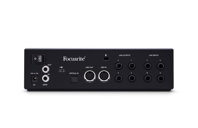 Focusrite Clarett+ 4pre USB Audio Midi Interface 18-IN/8-OUT