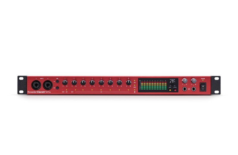 Focusrite ClarettL+ 8pre USB Audio Midi Interface 18-IN/20-OUT