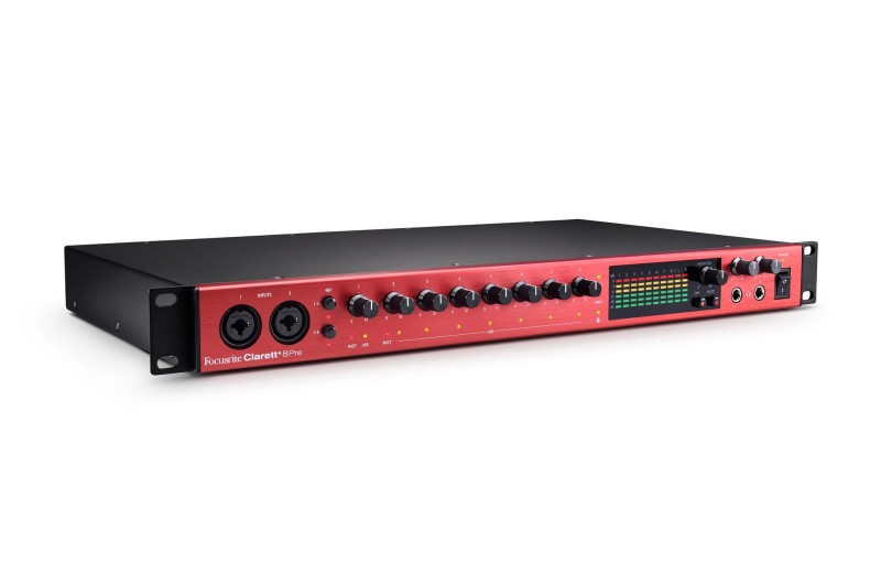 Focusrite ClarettL+ 8pre USB Audio Midi Interface 18-IN/20-OUT