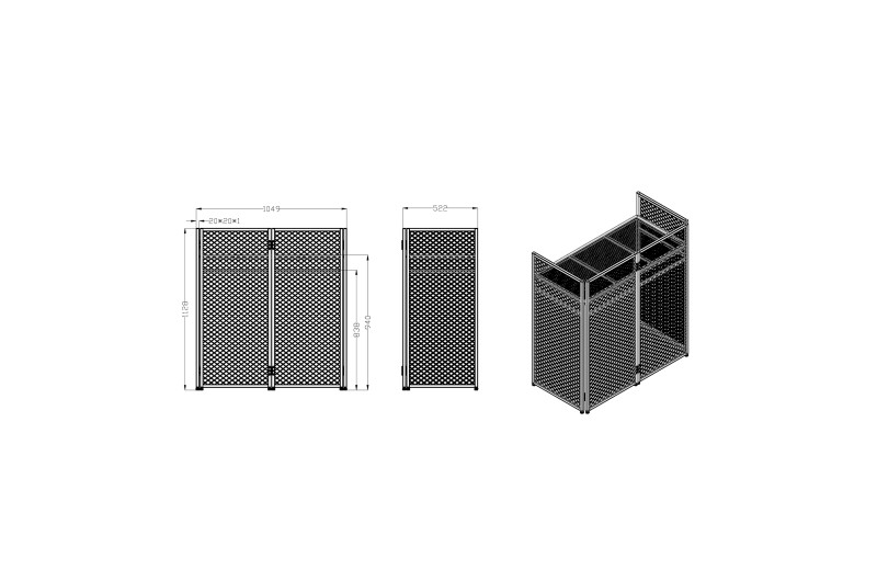 VONYX DBC105 foldable DJ Booth System Easy DJ table